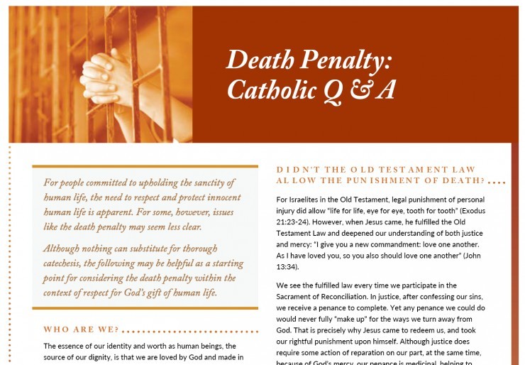 Death Penalty Catholic Q & A USCCB